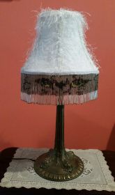 Handmade Beaded Cat's Eyes Lamp Shade
