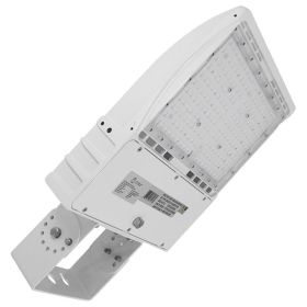 LED Area Light | 150 Watt | 19800 Lumens | 5000K | Yoke Mount | White Housing | i9 Series | Parking Lot Light | Street Light