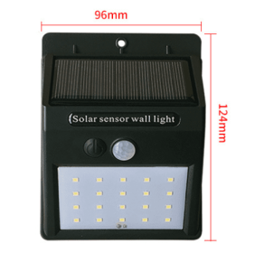 Solar sensor light (Option: WT light-BK-Induction 20)