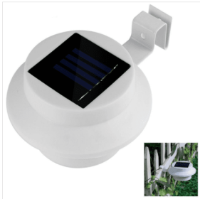 Outdoor Solar Powered LED Lamp (Color: )