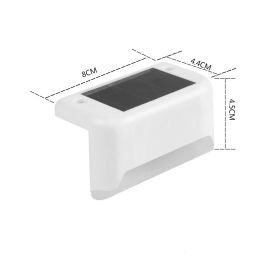 Outdoor Solar Railing Light Stair Light Waterproof LED Step Light (Option: B-4PCS)