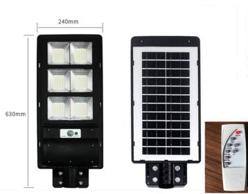 Waterproof solar integrated LED light (Option: 630mm Remote control)