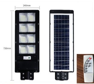Waterproof solar integrated LED light (Option: 730mm Remote control)