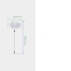 Solar Fiber Optic Reed Light Outdoor Rainproof Lawn Decorative Light (Option: )