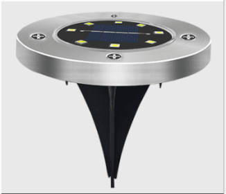 8LED Waterproof Solar Powered Garden Lights (Option: 8LED white light)