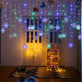 LED ice bar lamp snowflake hanging (Option: )
