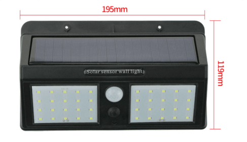 Solar sensor light (Option: WT light-BK-Induction 40)