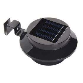 Outdoor Solar Powered LED Lamp (Color: Black)