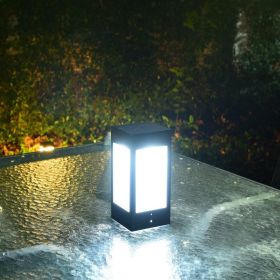 European Style Column Head Lamp Outdoor Villa Courtyard Wall Lamp Solar Wall Lamp (Option: )